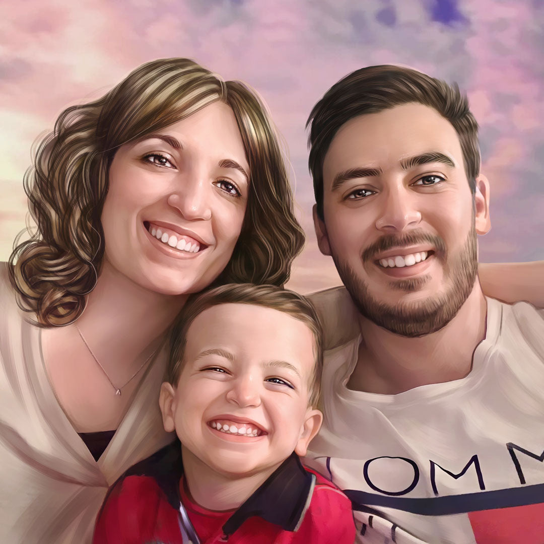 Retrato de Familia Personalizado - Revellia